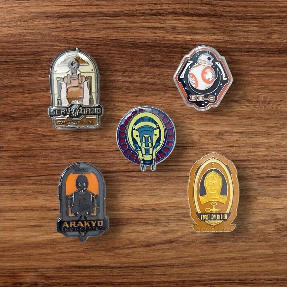 5 Star Wars Disney Parks Trading Pins, Plus 2 Bonus Pins